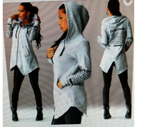 Load image into Gallery viewer, Long Fleece &#39;EVERYBODY&#39; Long Hoodie