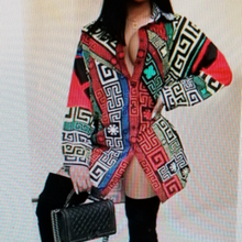 Load image into Gallery viewer, Casual Collar Turndown Long Sleeve T-Shirt Dress