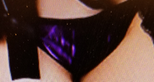 Load image into Gallery viewer, Beautiful Purple Open Bust Corset Top With Matching Thong Panties