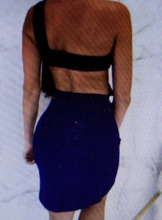 Load image into Gallery viewer, Exotic Spaghetti Strap Top With Matching V-Mini Skirt